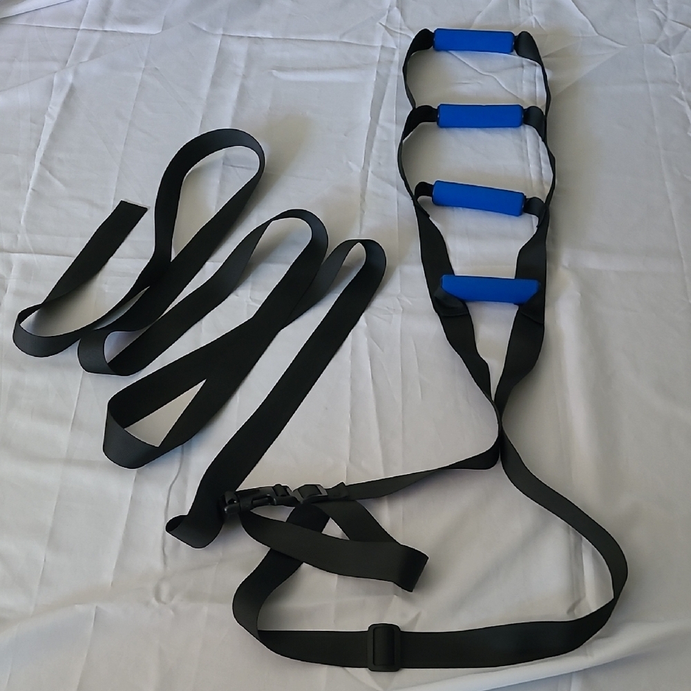 Black and Blue Fitness Resistance Bands